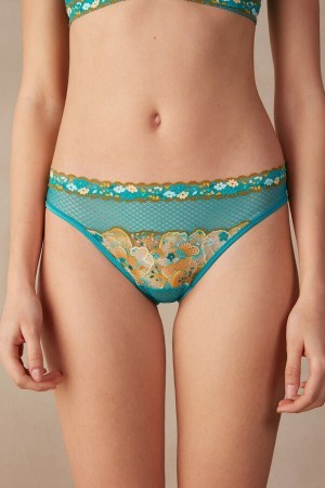 Intimissimi Summer Vibes Panties Blå | FDKUI50603